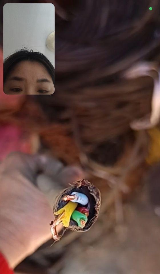 朝阳地区处理工程剩余电缆卷扬机钢管