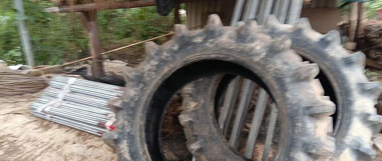 南宁市地区处理水田轮胎一对