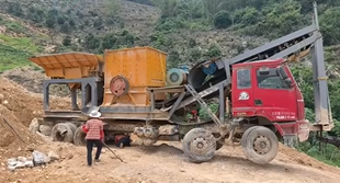 南宁市地区处理车载1214移动破碎机