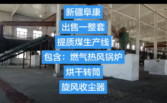 石河子市地区工厂处理新疆阜康提质煤生产线