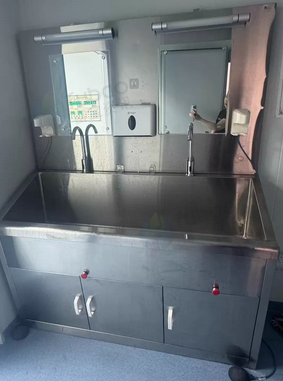 北京地区处理医疗污水处理设备、分诊台、不锈钢洗手池柜、不锈钢传递窗