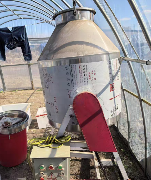长春市地区个人处理干粉搅拌机粉末混合机不锈钢腰鼓式搅拌机