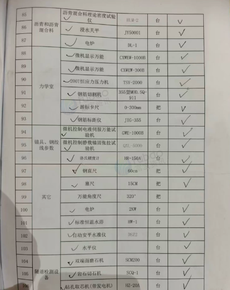 南昌市地区处理公路实验仪器检测设备